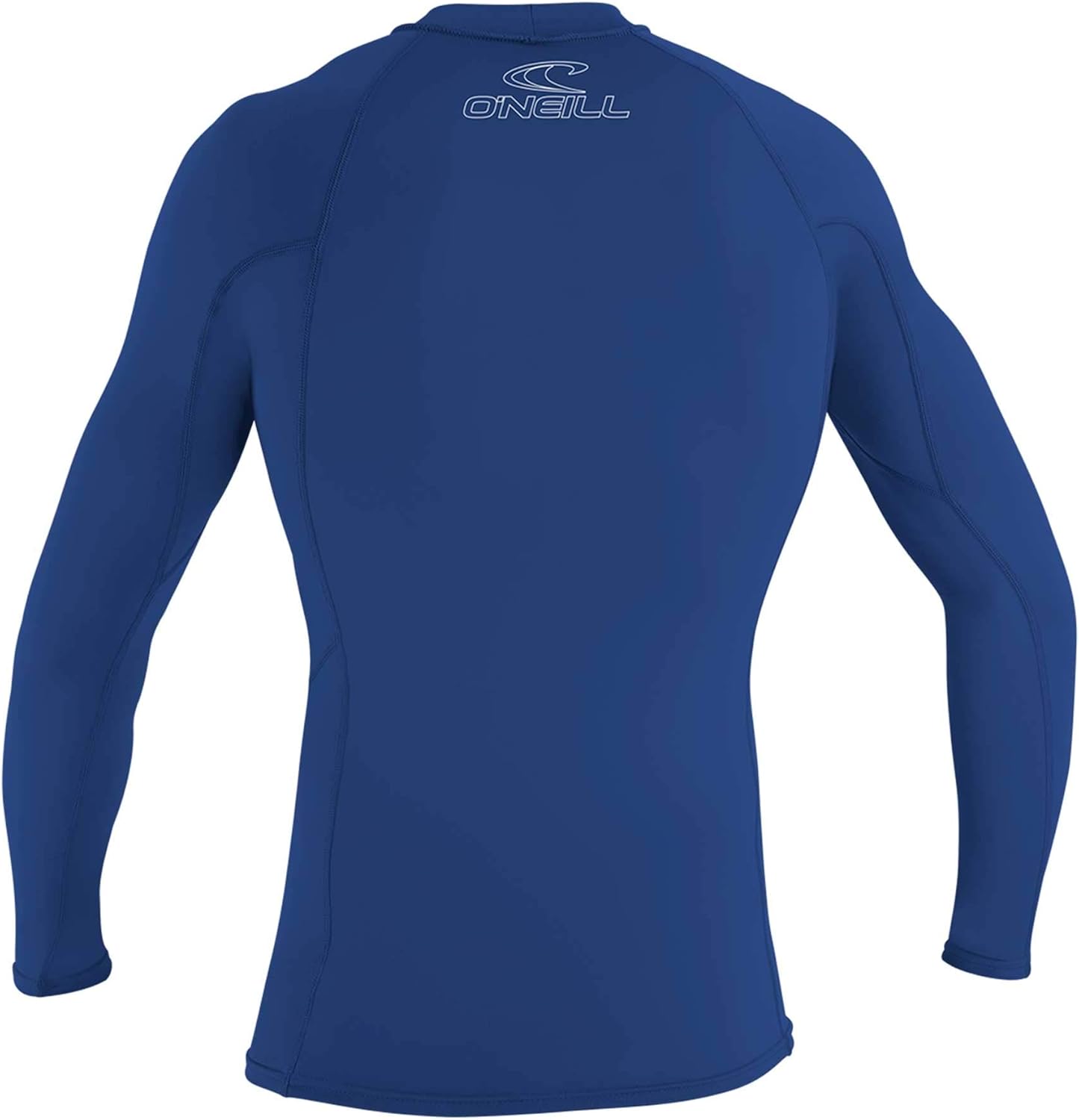O'Neill Men's Basic Skins UPF 50+ Long Sleeve Rash Guard, Pacific, L: Clothing