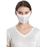 MOROUTLINE UPF 50+ Pure Silk Face Cover Breathable UV Protection Sunscreen Mask Reusable Sport Face Scarf Mask (Neck Gaiters)