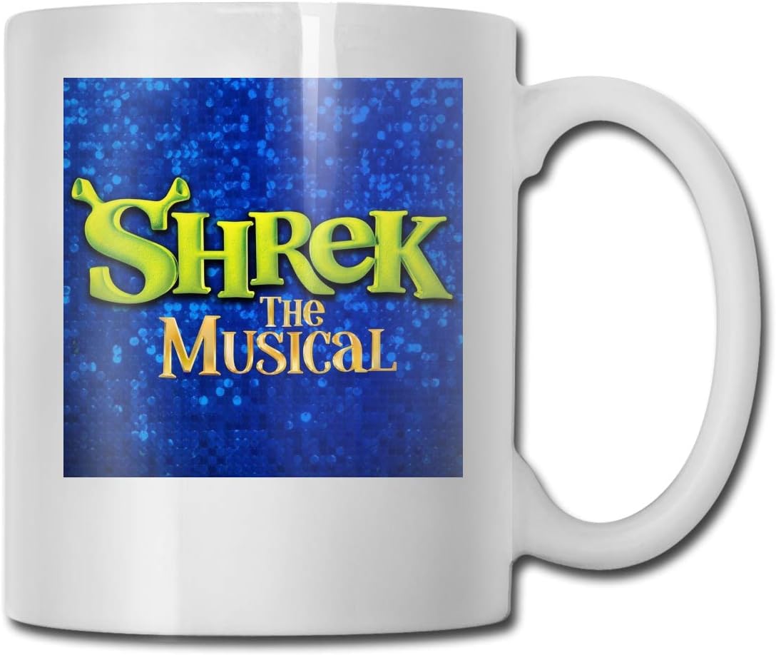 JEKE Store Shrek The Musical Glossy Ceramic Coffee Mug Tea Cup For Office And Home