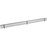 Hardware Resources SF29-ORB Wire Shoe Shelf Fence, Dark Bronze