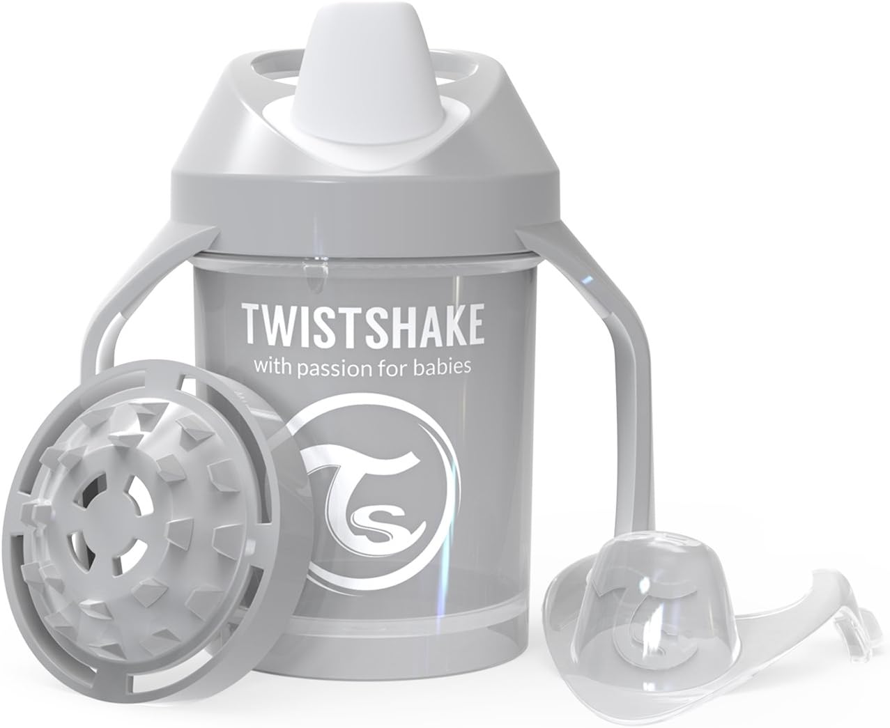 Twistshake Mini Cup, Pastel Grey, 4+ Months/230 ml/7 oz. - Image 4