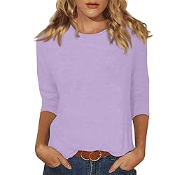 Women's 3/4 Sleeve Tops Women 3/4 Sleeve Tops and