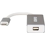 USB Type C Adapter,Benfei USB C Type to Mini DisplayPort/Mini DP Adapter Cable With Aluminium Case Support 4K resolution for Apple New Macbook 2016, ChromeBook Pixel - Grey