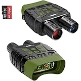 Coolife Night Vision Goggles Binoculars Night Vision Monocular, Long Distance Infrared for Day and Night, HD 1280x960P Video 