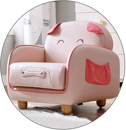 Cartoon Chaise Enfants Sofa Fille Lisant Bebe Mignon Kindergarten Lazy Accueil Fauteuil Rose Jaune Rose Amazon Fr Cuisine Maison