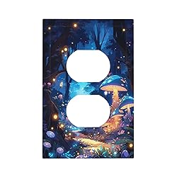Tewujay Decorative Outlet Cover 1 Gang Mushroom