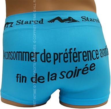 Boxer Homme Inscrit A Consommer De Preference Avant La Fin