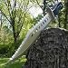 New! 17" Tactical Hunting Rambo Full Tang Fixed Blade Knife Machete Bowie w/Sheath (Silver) primary