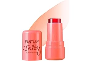 NEXME Milk Jelly Blush,Blush Milk Cooling Water Jelly Tint,Milk Blush Lip and Cheek Makeup Stick,Sheer Lip & Cheek Stain,Buildable Watercolor Finish,Vegan,Cruelty Free(02# CORAL)