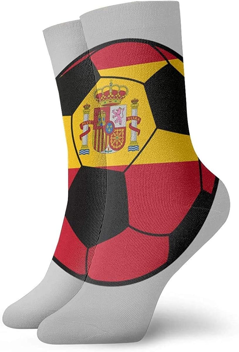 Spain Soccer Short Crew Socks Dress Socks Athletic Socks Amazon.co.uk