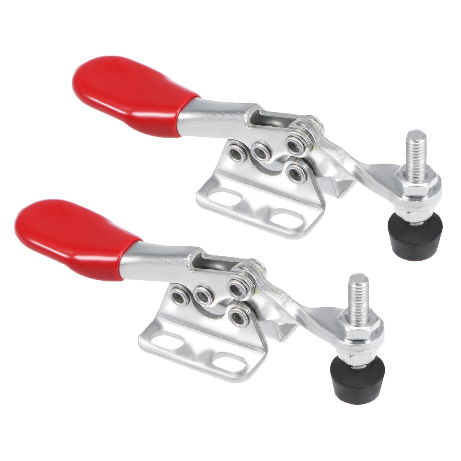 CoCud Toggle Clamp, BRH-201-A 59Lbs Holding Capacity, Horizontal Quick Release Down Clamp Duty - (Applications: for Woodworking), 2-Pieces