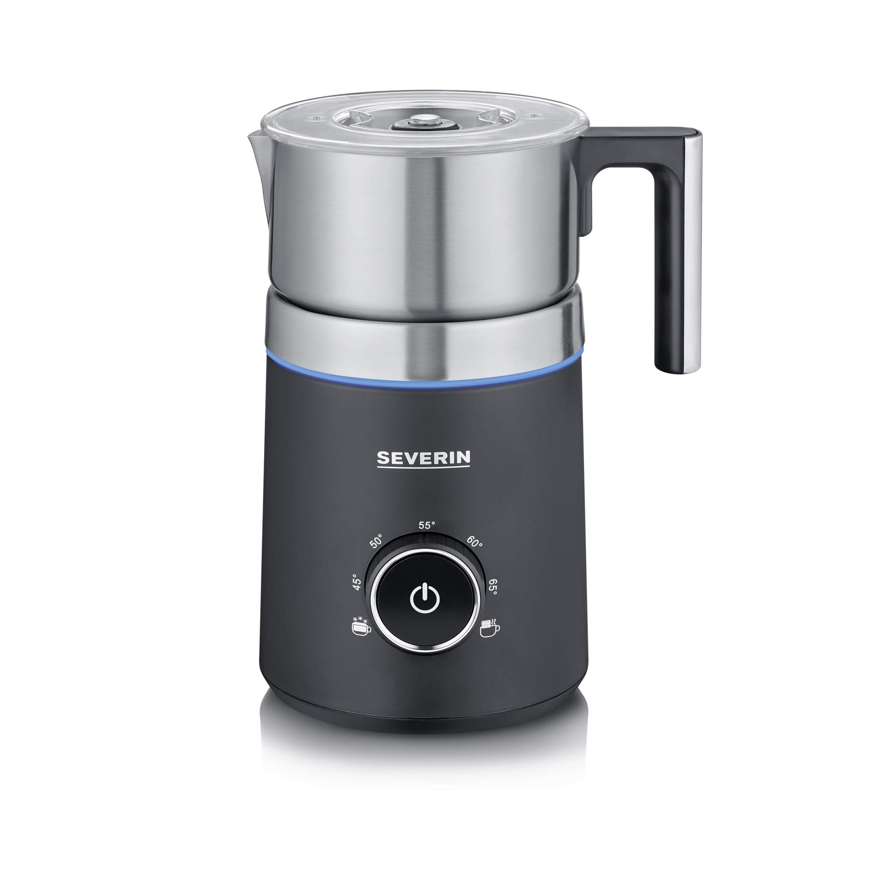Severin SM 3586 Induction Milk Frother Spuma 700, 700 ml, Black-Stainless Steel