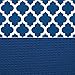 S&T INC. Dish Drying Mat for Kitchen, Absorbent, Reversible Microfiber Dish Mat, 16 Inch x 18 Inch, Blue Trellis