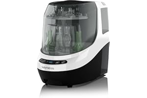 Baby Brezza Bottle Washer Pro Bottle Washer, Sterilizer & Dryer- No Sink Hookup, All-in-One Cleaner for Bottles, Parts & Sipp