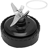 Blender Replacement 6 Fins for Ninja Blade 16 oz Cup Fit for Nutri Ninja BL660 1100w, Ninja BL771 30, Ninja BL770 1500w, BL78