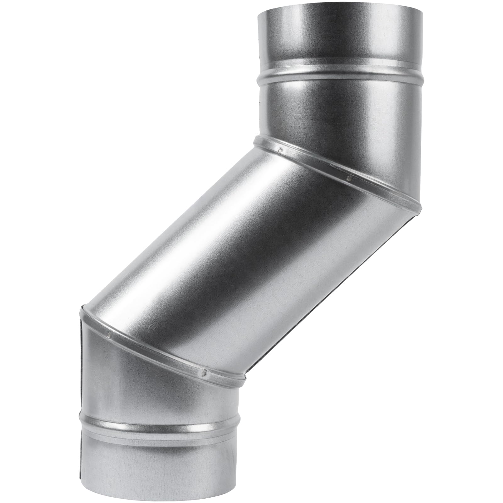 Photo 1 of Repa Market 4" Inch Round Metal Duct Offset - Dryer Vent Pipe Elbow Tube - Duct Connector for HVAC - Ductwork Offsets Around Obstacles - Duct Hose Connector - Ducting Offset Adapter