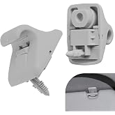 Lxsloet Sun Visor Retainer Clip, Sun Visor Holder Hook | Plastic Material, Sun Visor Support Fastener Bracket, Compatible with Most Vehicles, Replaces 85235-B1000, 852353X000TX