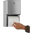 Bobrick Surface-Mounted Multi-Roll Toilet Tissue Dispenser – Satin-Finish Stainless Steel, ADA Compliant, Holds Two Standard Rolls, Theft-Resistant Heavy-Duty Spindles, ConturaSeries Design (Model B-4288)