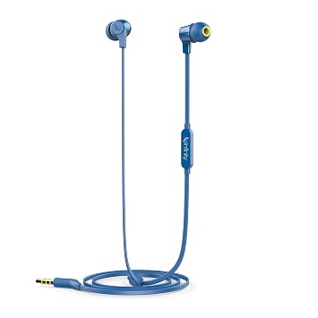 Infinity By Harman Zip 100 In Ear Immersive Bass Tangle Free Flat Cable Headphones With Mic Mystic Blue Amazon In Electronics