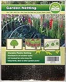 Bird Netting [Heavy Duty] Protect Plants and Fruit Trees - Extra Strong Garden Net Is Easy to Use, Doesn't Tangle and Reusable - Lasting Protection Against Birds, Deer and Other Pests (7.5ft x 65ft)