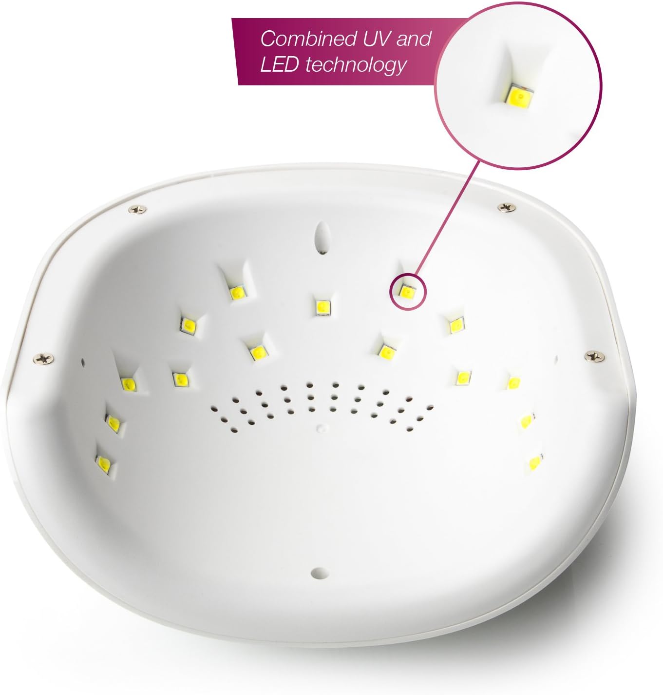 nailstar profesional lampara uv y led para unas secador de unas con 3 temporizadores integrados y pantalla led para manicura shellac y en gel