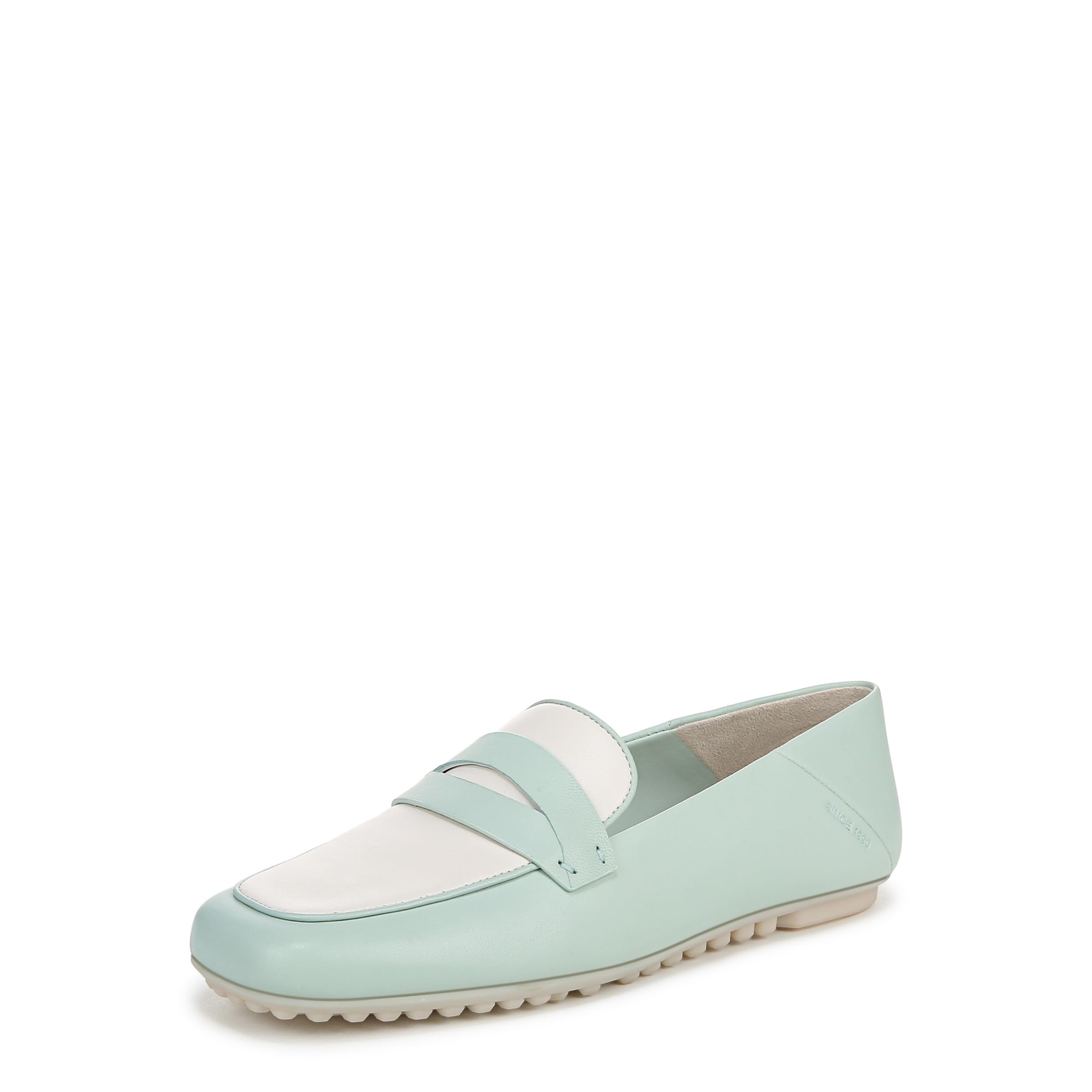 Franco Sarto Womens Zury Driving Style Loafer Seaside Blue Leather 6 W
