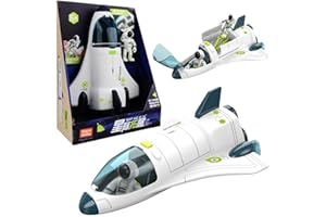 Ainichi Space Shuttle Toys | Space Rocket Ship Toys for Children | Outer Astronaut Space Rocket Ship Toy with Light and Sound