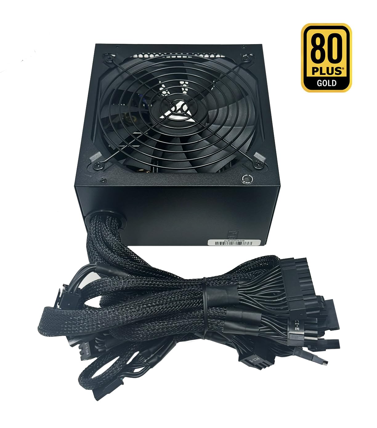 Apevia ATX-PR600W Prestige 600W 80+ Gold Certified, RoHS Compliance, Active PFC ATX Gaming Power Supply