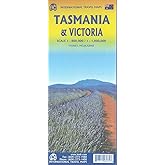 Tasmania/Victoria Province Travel Reference Map 1:800K/1:1.8M