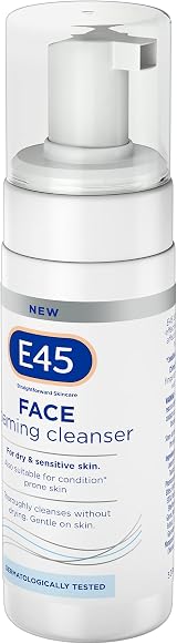 E45 Foaming Face Wash Cleanser for Dry Sensitive Skin 150ml view 2