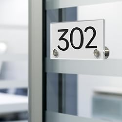 Apartment Numbers for Door, Self Adhesive 5 Inch