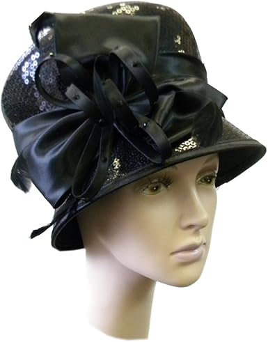 sequin cloche hat