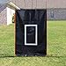 Cimarron Sports Heavy Duty Dual Use 4' x 6' Black Vinyl Baseball Softball Batting Cage Backstop Net Protector and Pitcher Target Training Aid