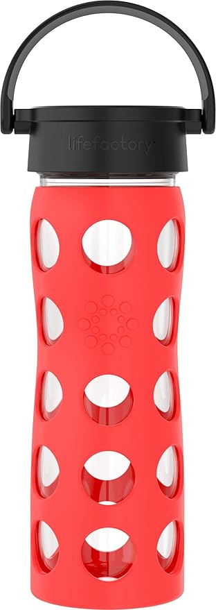 lifefactory glass water bottle