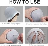 IKR Silicone Highlight Hair Cap Kit with Hook and Brush view 4