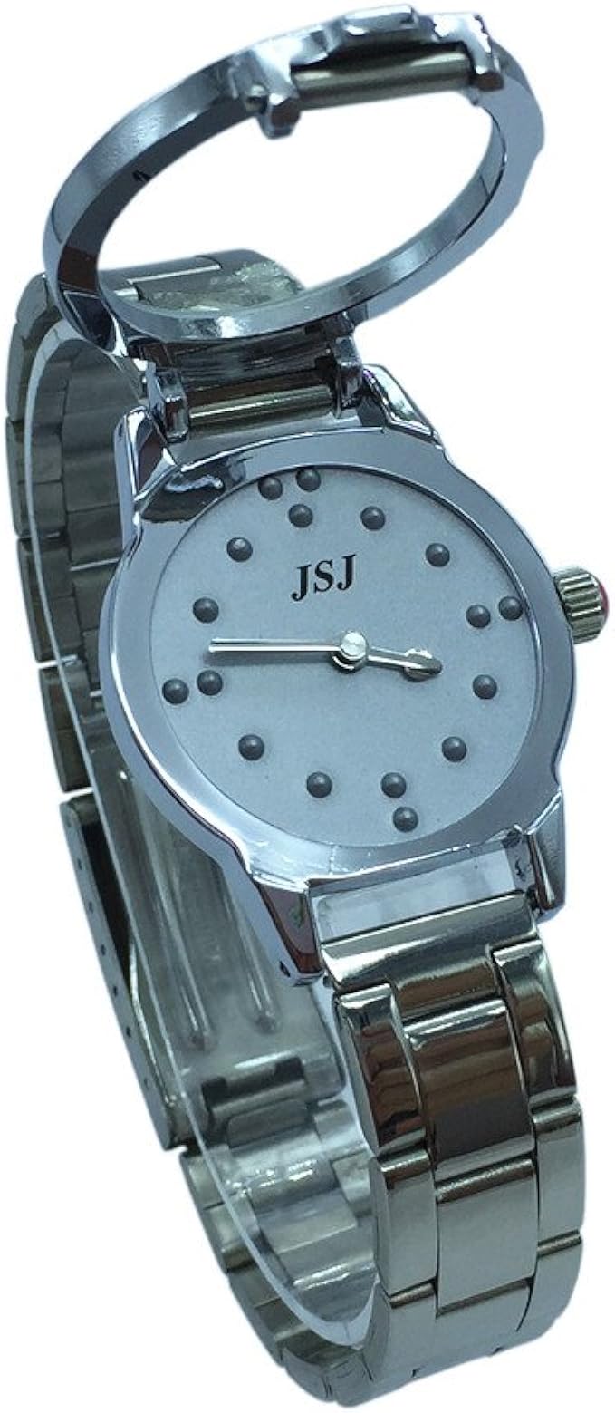 Tactile Braille Watch for Blind People or The Elderly Grey Dial (for