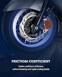 ECCPP Brake Pads Fits for Honda CRF450R CRF250R