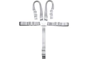 KornaDoz Universal 5 Point Harness Replacement Straps for High Chair & Stroller, Convertible to 3-Point, Washable, Secure Bab