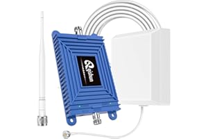QISHUN Cell Phone Signal Booster for Home and Office, Covers Up to 4,000sq.ft Boosts 5G and 4G LTE, Supports Verizon, AT&T, Cricket, Google Fi and More, 700MHz Band 12/13/17 Cell Signal Booster FCC Approved
