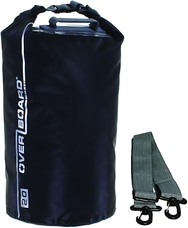 Overboard Waterproof Dry Bag 5 12 20 30 Litre Floating Sack 100 Waterproof Dry Tube Bag With Adjustable Shoulder Strap And Top Fold Seal System Kayaking Swimming Beach And More Amazon Co Uk Sports Outdoors