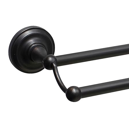 MODONA 24 Double Towel Bar - Rubbed Bronze - Viola Series - 5 Year Warrantee
