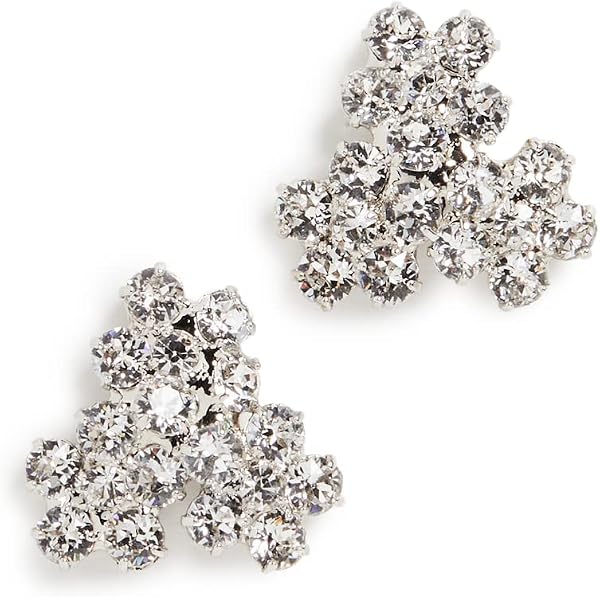 Amazon.com: Jennifer Behr Women's Estee Earrings, Crystal, Clear