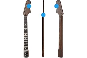 SURTIYCRII 22-fret ST Wenge Big Head Electric Guitar Neck 9.5" Radius of Fingerboard, Bone Nut, Colored Shell Markers, Stainless Steel Frets