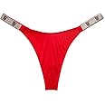 Victoria's Secret Women's Very Sexy Shine Strap Thong Underwear, Panties for Women (XS-XXL)