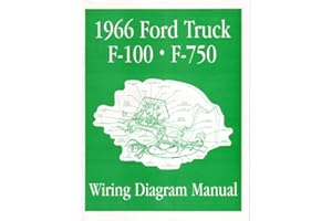 bishko automotive literature Electrical Wiring Diagrams Schematic Manual Compatible with 1966 Ford F-100 F-150 to F-750 Truck