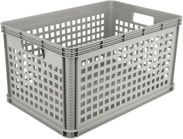 OKT Kids Robert Cajas de almacenaje, Gris Claro, 60 x 40 x 32 cm: Amazon.es: Hogar