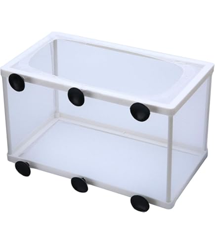 Nylon Mesh Fish Fry Hatchery Breeder Box Separation Net by XMHF : Pet Supplies