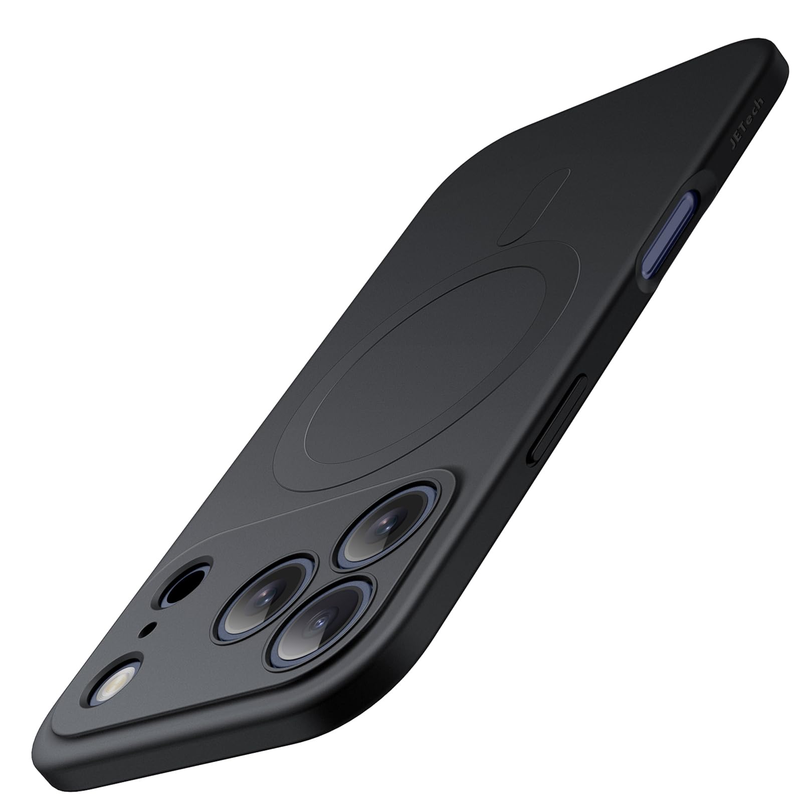 Photo 1 of JETech Magnetic Slim Case for iPhone 17 Pro Max 6.9-Inch Compatible with MagSafe, Camera Lens Full Protection, Soft TPU Thin Protective Phone Cover with Matte Finish, Shockproof (Black)