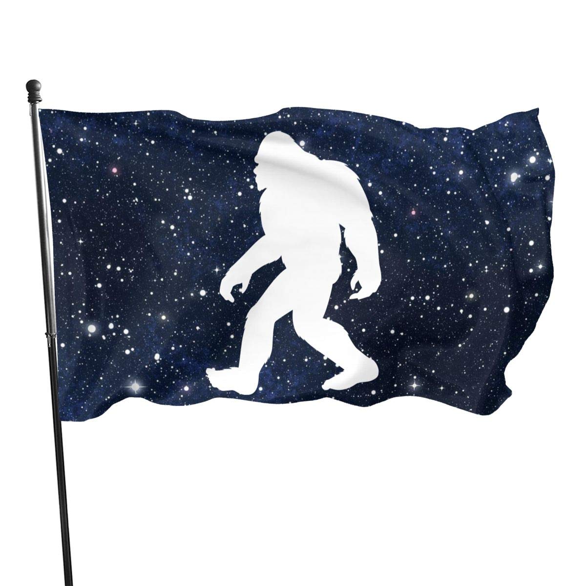 POYOMUK Bigf-oot Sasq-uatch Banner Flag DecorDemonstration Flag Outdoor Garden Flag 3X5 inch House Banner Flag