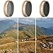 Neewer Multi-coated 3 Pieces Filter Kit for Autel X-Star, X-Star Premium Drones, Made of Ultra High Definition Glass and Aluminum Frame, Includes ND4/PL Filter, ND8/PL Filter, ND16/PL Filter (Gold)
